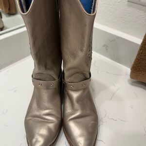 9 West Vintage Women's Silver Boots